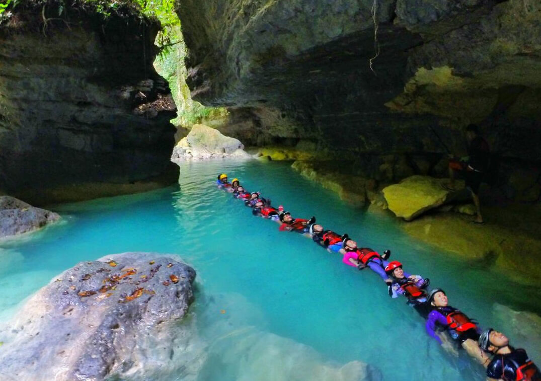 Natural water slides